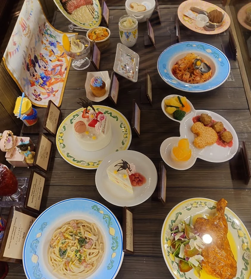 อาหารบนโต๊ะที่ Cafe Portofino