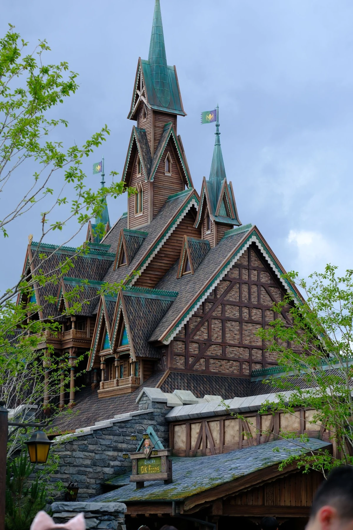 อาคารและยอดหลังคาใน Frozen Kingdom