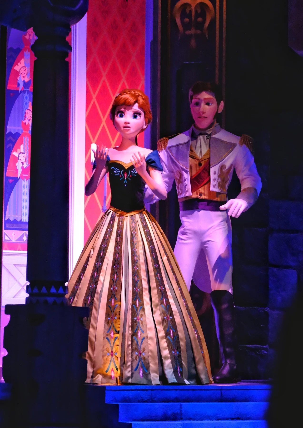 ฉาก Anna และ Hans ใน Frozen Journey