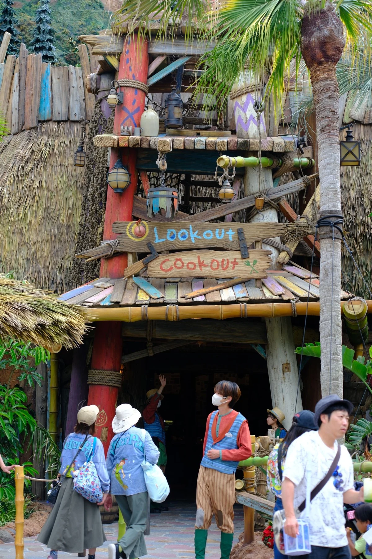ด้านหน้า Lookout Cookout ในโซน Peter Pan