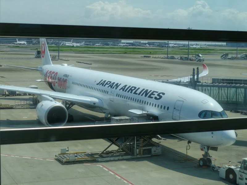 Airbus A350-1000 ของ JAL ที่ตั้งใจมาลองในทริปนี้